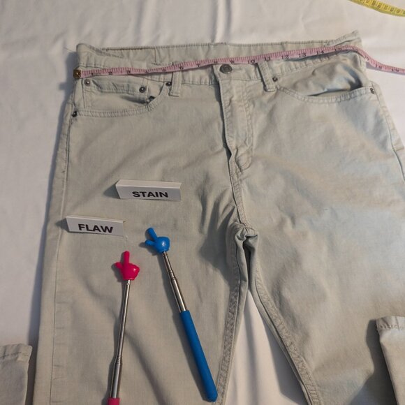 Levi's 508 Size 32x32 Straight Leg Light Khaki Color - Picture 9 of 15